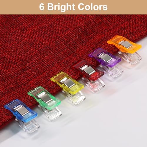 Coideal Small Sewing Fabric Clips, 48 Pcs Mini Multipurpose Quilt