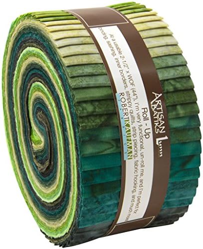 Lunn Studios Artisan Batiks Prisma Dyes Rainforest Roll Up 40 2.5-inch