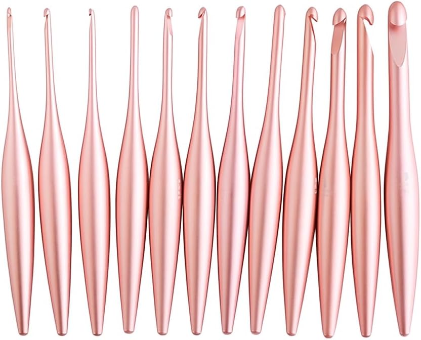 Furls Crochet Hook, Blush Streamline Metal Polished & Matte Finish