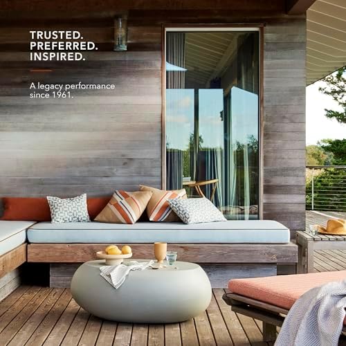Sunbrella Outdoor Fabric by the Yard | Mainstreet Latte | Textured