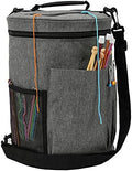 Weabetfu Large Capacity Portable Yarn Organizer Knitting Tote Storage
