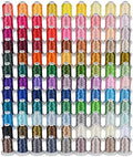 Simthread Embroidery Thread 800 Yards Snap Spools 108 Madeira Colors