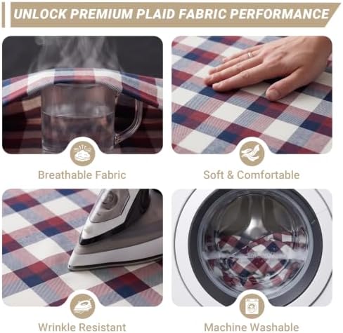 Q&J Fabric Co. 1 Yard x 57Inch Plaid Fabric,Gingham Fabric by The