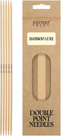 Knitter’s Pride Bamboo Luxe Double-Point Needle 6”(15cm) - US