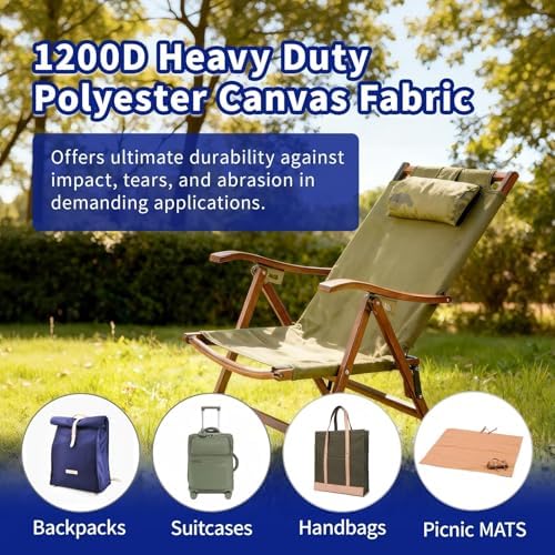 1200D Heavy Canvas Outdoor Fabric by The Yard Waterproof