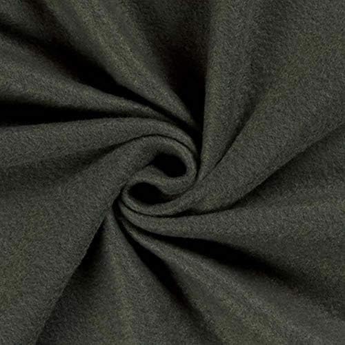 Polar Fleece Solid Dark Grey Fabric by The Yard, 100 Percent Polyester