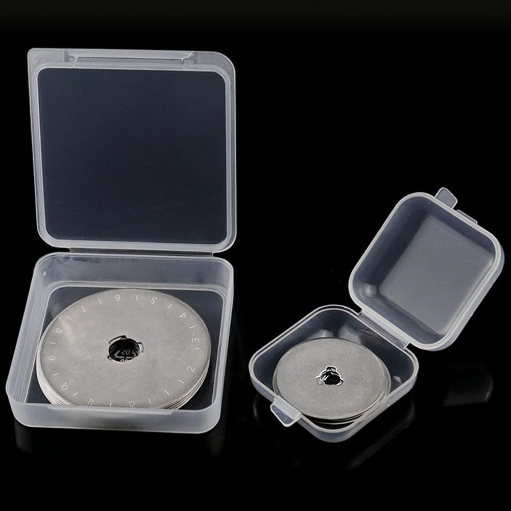 15 Pieces Rotary Cutter Blade Case Plastic Rotary Blade Case Rotary