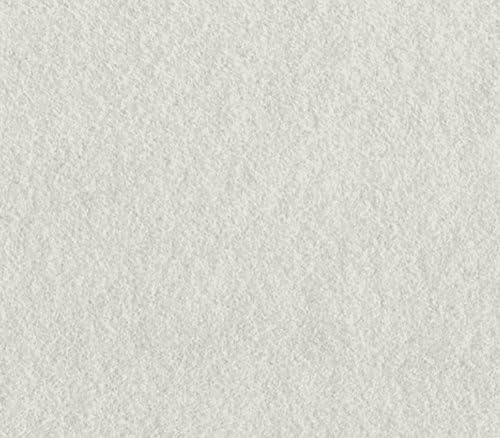 Acrylic Felt Fabric Ivory / 72" Wide/Sold by The Yard