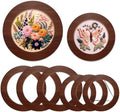 Wenqik 6 Pcs Wood Embroidery Frames for Cross Stitch, 8 Inch, 6 Inch