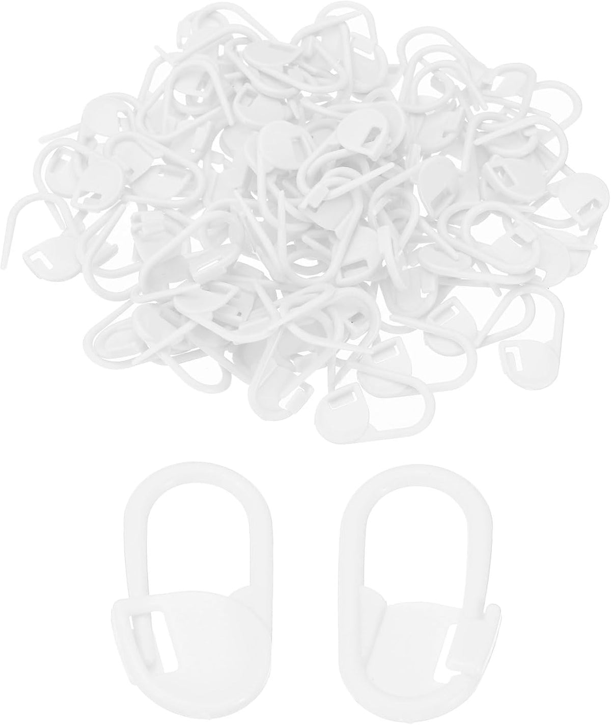 PATIKIL Crochet Stitch Markers, 100 Pack Plastic Knitting Markers