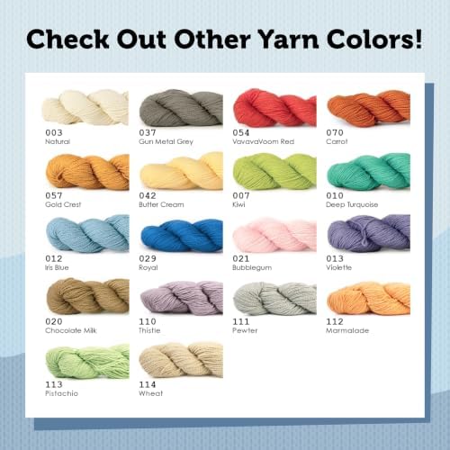 HiKoo CoBaSi Sock Yarn, Cotton, Bamboo, Silk, 50g, 220 yd, #012 Iris