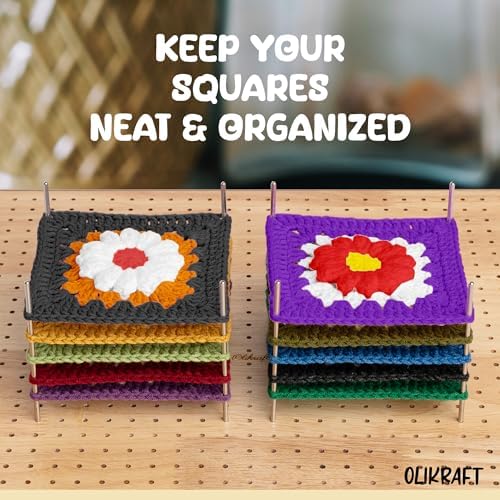Olikraft Stainless Steel Blocking Board Pins (6 Inches, 50 Pieces)