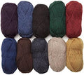 Knit Picks Wool of the Andes Assorted 100% Wool Yarn Pack for Knitting