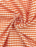 EOVEA - Poly Cotton Gingham Checkered Fabric, 60" Wide, 1/8" Plaid