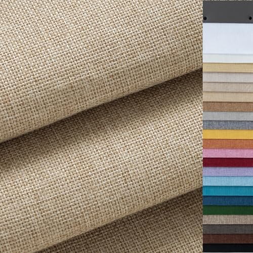 100% Natural Coarse Linen Fabric, 59 Inch Wide by The Yard, Thickened