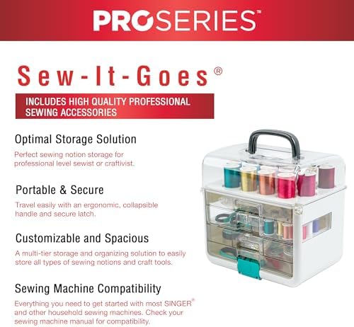 SINGER ProSeriesTM Sew-It-Goes Sewing Kit & Storage Organizer