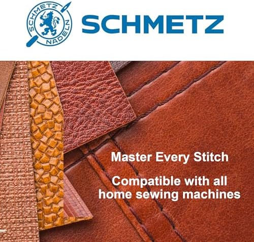 SCHMETZ Leather Sewing Machine Needles – Heavy Duty Specialty
