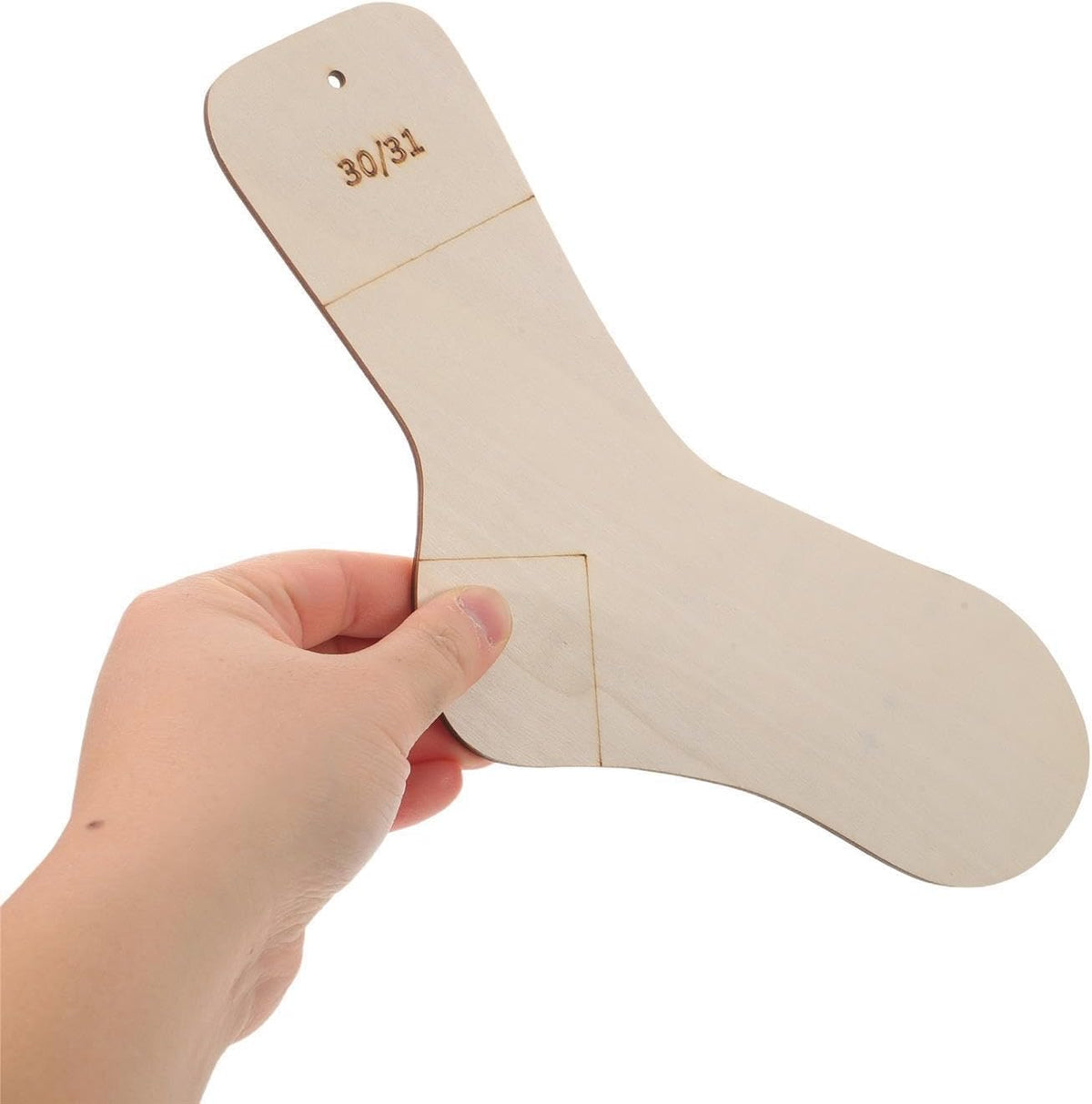 Wooden Sock Blocker Set for Knitting, 10pcs, Size 30-39