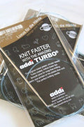 Addi Turbo Circular Knitting Needles by SKACEL 24" Size 6