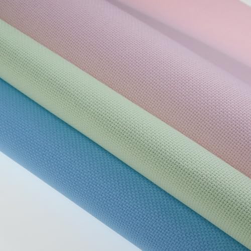 KCS 3 pc of 15" x 18"(38cmx45cm) Counted Cross Stitch Cotton Aida