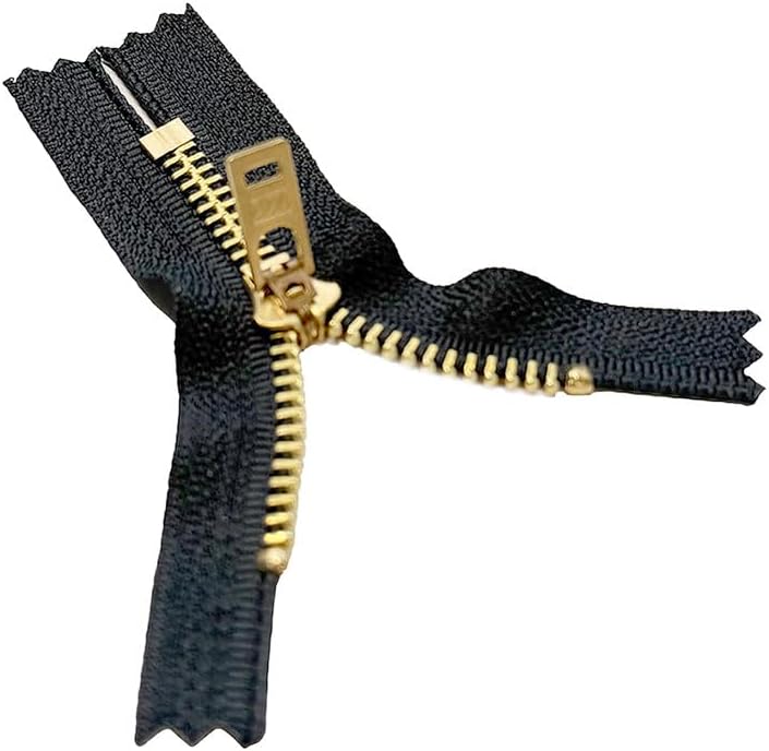 YKK #5 Extra Strong Pants Zippers (Closed Bottom) - Color 580 Black