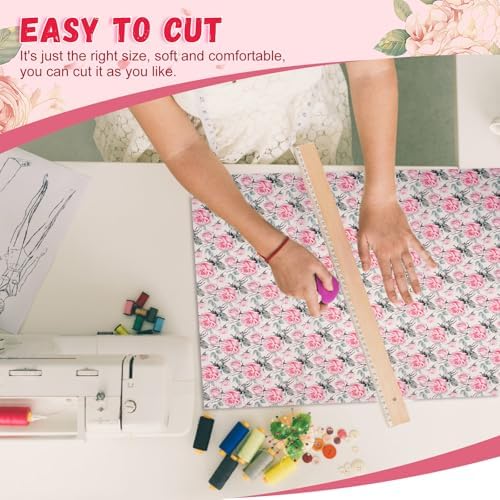 12pcs Quilting Fabric 18 x 22 Inch Cotton Craft Fabric Bundle Fat