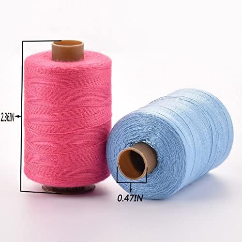 24 Colors Polyester Thread Sewing Thread for Hand Sewing, Quilting and