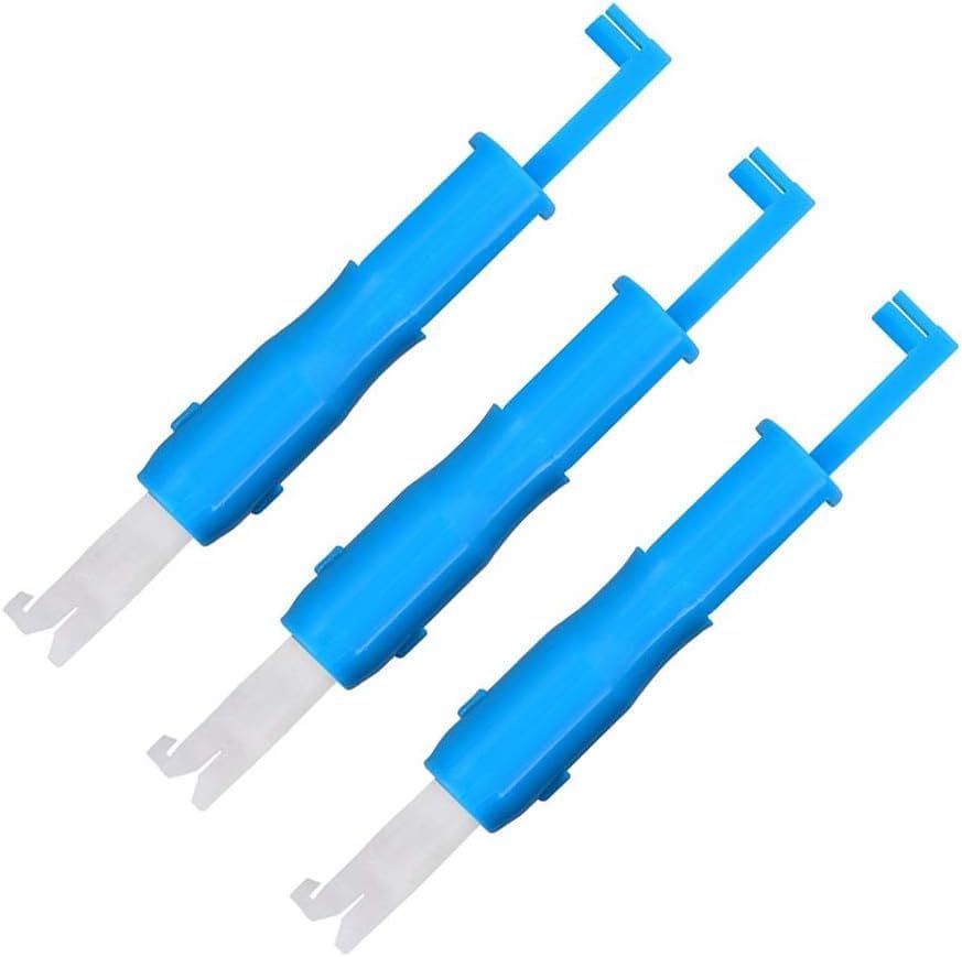 3Pcs Elderly People Automatic Sewing Machine Needle Threader Line