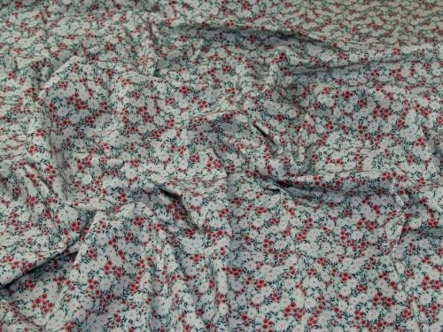 Rose & Hubble Cotton Poplin Fabric Mint - per Meter