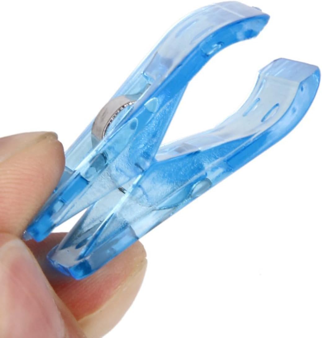 Happyyami 50pcs Craft Clips Random Color Sewing Clips for Quilting