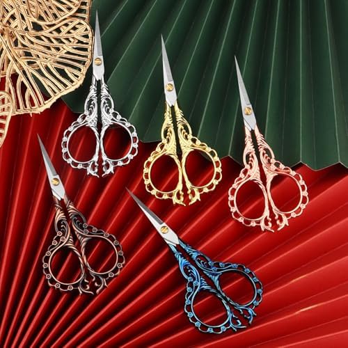 4.7 INCH Mini Stainless Steel Embroidery Scissors, Sharp Pointed Tip