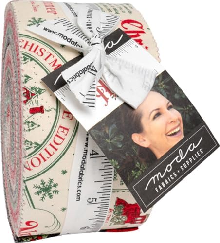 Stacy Iest HSU Holiday Cheer Jelly Roll 40 2.5-inch Strips Moda