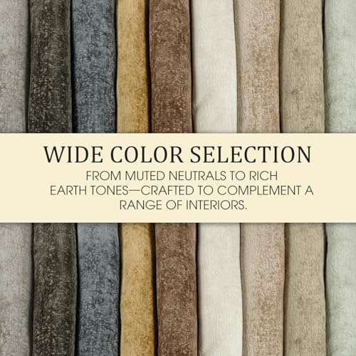 Foamma Hutton Jacquard Solid Upholstery Fabric by The Yard – 56" Wide