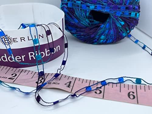 Berlini Ladder Ribbon Yarn - 50 Grams (1.75 Ounces), 142 Yards - #170