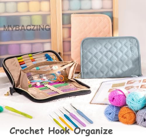 MYBAGZING Crochet Hook Set with Case, 2mm-10mm