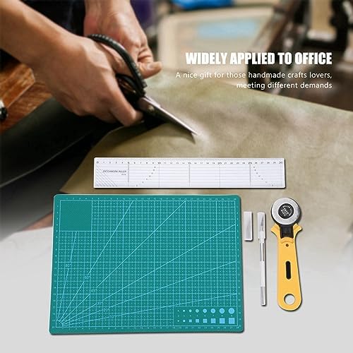 5 PCS Rotary Cutter Set,Sewing Handmade Crafting Tool Kit Paper Fabric