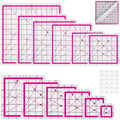 12 Quilting Rulers(2.5",3.5",4.5",5",5.5",6",6.5",7",8.5",9",10",12")