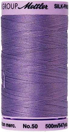 Mettler Silk-Finish Solid Cotton Thread, 547 yd/500m, English Lavender