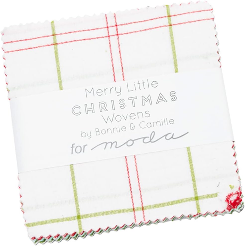 Merry Little Christmas Wovens Charm Pack 5" Precut Fabric Squares