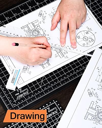 Density-upgraded 18"x12" Self Healing Cutting Mat, Idemeet Rotary