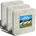 Nicunom 3 Pack Needle Felting Mat, Natural Wool Needle Felting Pad