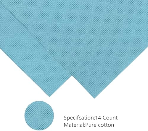14CT Aida Cloth - 30x35 Inch Cross Stitch Fabric for Embroidery