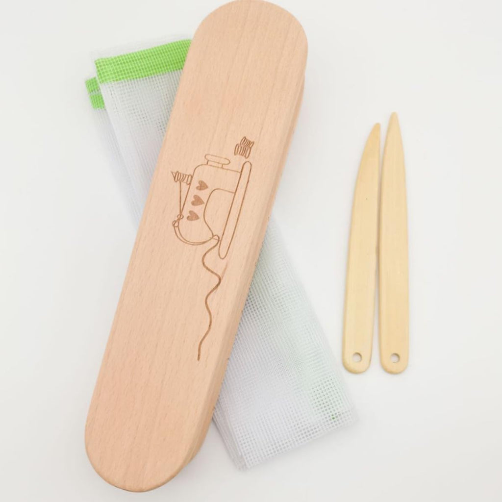 Portable Wooden Ironing Clapper for Quilters and Sewing Fabric Seams