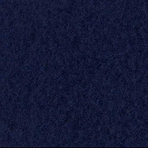 Solid True Navy Blue Anti-Pill Fleece Fabric by The Yard