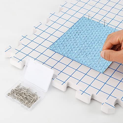 Blocking Mats for Knitting & Crochet Project with 20pcs Blocking Combs