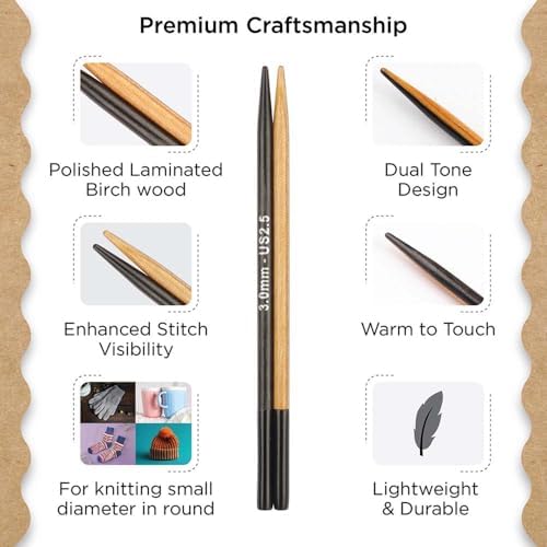 Knitter's Pride Day & Nite Interchangeable Needle Set 5”(13cm) - Midi