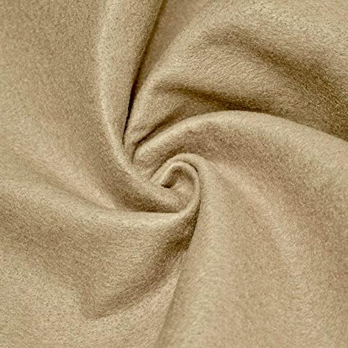 Abby Beige 72" Acrylic Felt Fabric by the Yard - 10030