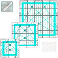 3 Quilting Square Ruler Quilting Templates