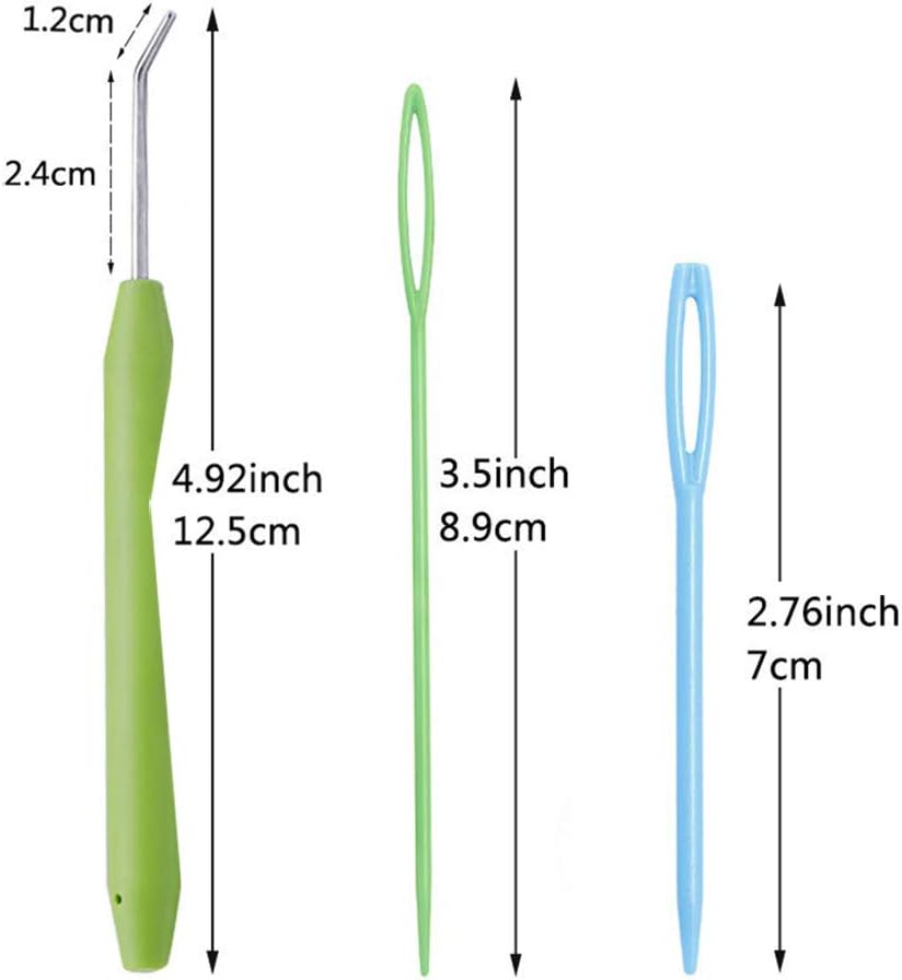 Mofuiry 4 Sets Knitting Loom Hooks, Crochet Hook Set with 8 Pieces