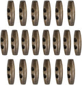 HARFINGTON 30mm / 1.2" Wooden Toggle Buttons 20pcs 2-Hole, Brown